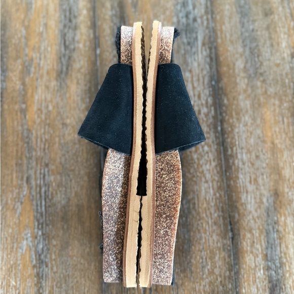 Vince Camuto Women’s Black Kanadial Suede Slipper Slide Sandals Size 10 - Picture 7 of 9